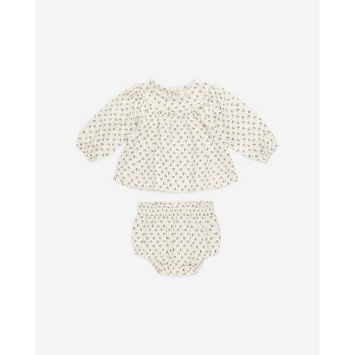 Mia Top + Bloomer Set || French Flora