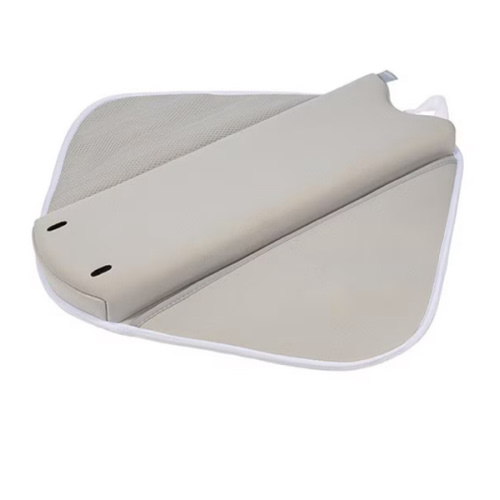 Ubbi Cushioned Elbow Rest, Non-Slip, Baby and Toddler Bath Time Must Have Accessory for Parents, Included Pockets for Bath Supplies Storage, Gray Stingray