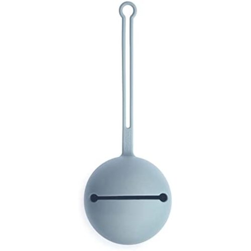 mushie Silicone Pacifier Holder Case (Powder Blue)
