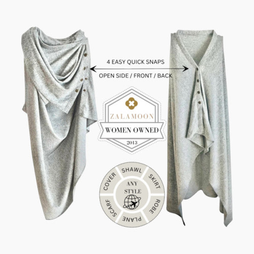 Zalamoon Maternity Snap Wrap - Grey, Os