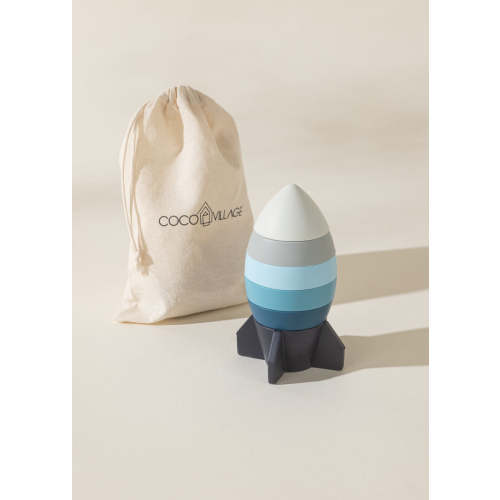 Silicone stackable Rocket