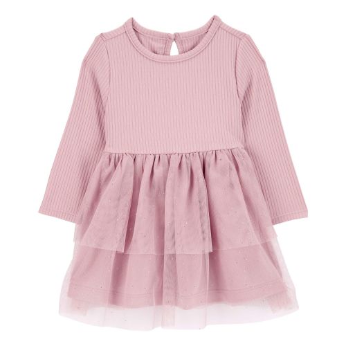 Baby Ribbed Tulle Holiday Dress - Carter's | Carter's