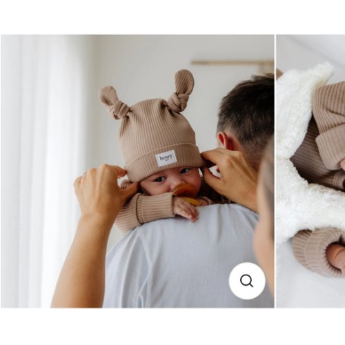 Double Knot Beanie - Chocolate