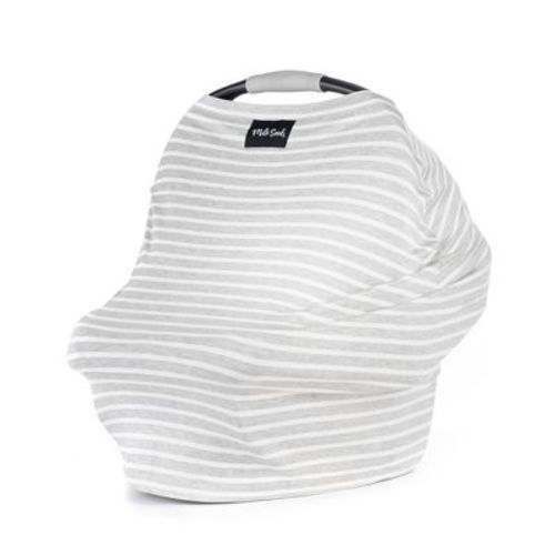 Milk Snob Nursing Cover/baby Car Seat Canopy - Heather Stripe