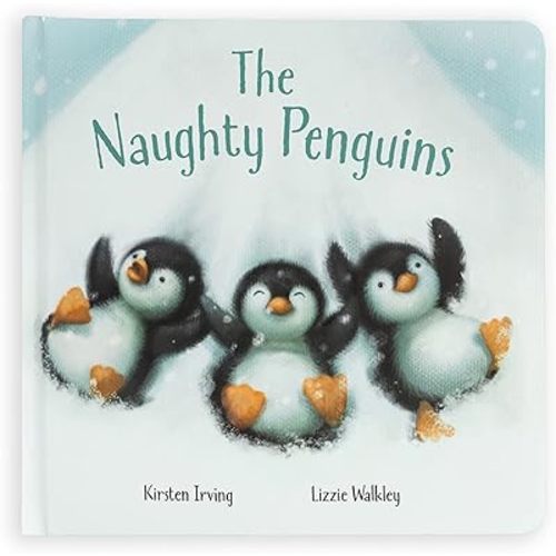Jellycat The Naughty Penguins: A Baby Board Book Children's Book | Baby Gift