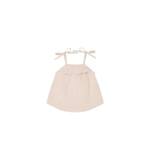 Organic Cotton Muslin Arielle Top - Ballet Pink