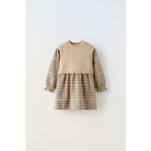 PLAID DRESS