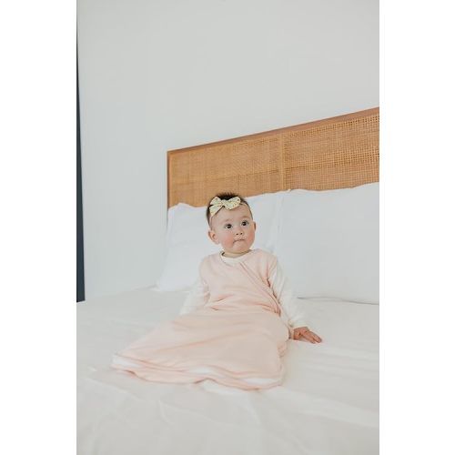 Copper Pearl Sleep Sack: Warm and Cozy Baby Bag in a Variety of Trendy Designs, Safe Alternative to Blankets, Sleeveless Baby Sleep Sack Swaddle Sizes Newborn to 24 Months - Blush