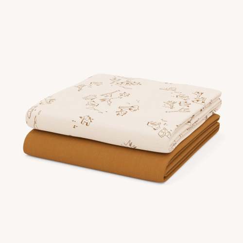 Savanna Crib Sheet Set - Nestig Mini Crib