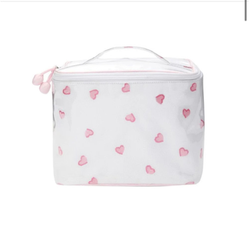 Hearts Train Case in Pink – Bunny and Babe Winnetk