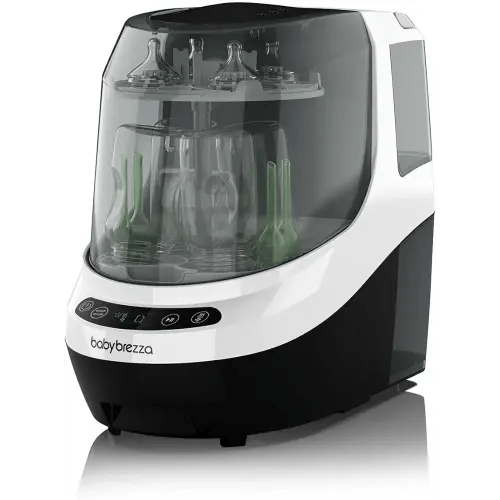 Baby Brezza Bottle Washer Pro - Baby Bottle Washer, Sterilizer + Dryer - All in One Machine Cleans Bottles, Pump Parts, & Sippy Cups - Replaces Hand Washing, Bottle Brushes and Drying Racks