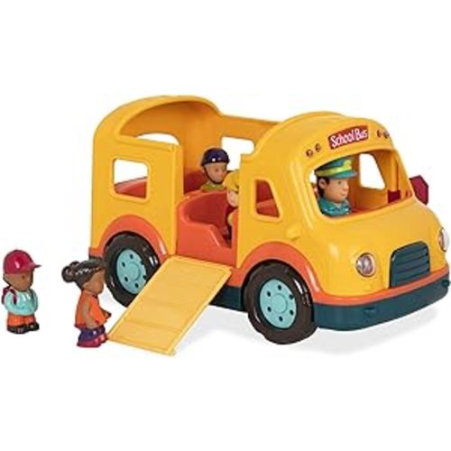 Amazon.com: Battat – Light & Sound School Bus – School Bus Toy Vehicle for Toddlers 18 Months +, Yellow : Toys & Games