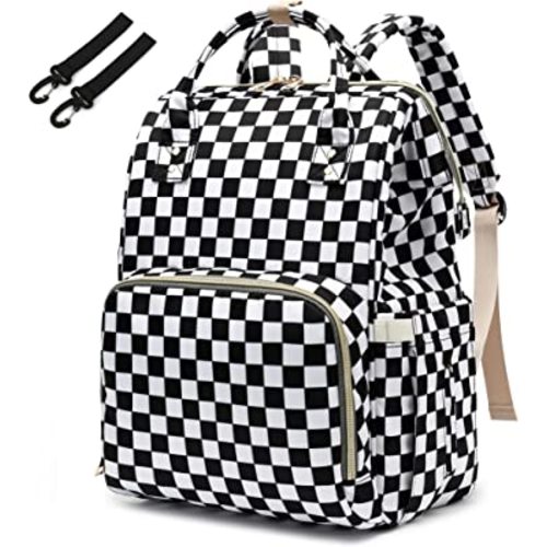 Diaper Bag Backpack for Baby Girls, Mom Waterproof Large Nappy Bags for Women