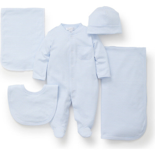 Gift Set w/ Gift Box, Blue Stripes - Kissy Kissy | Maisonette