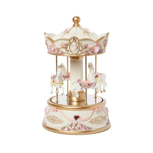 Cream Mirror Musical Carousel Horse Music Carousel Box - Etsy