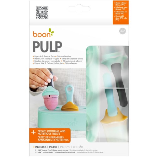 Boon PULP Silicone Freezer Tray + 2 Pack of Pulp