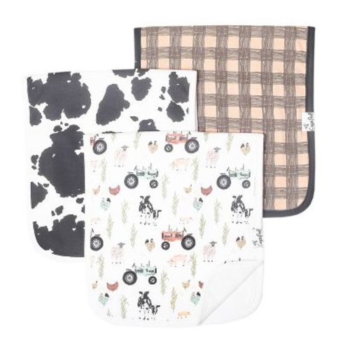 Copper Pearl Jo Burp Cloth Set - 3pc