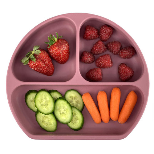 Silicone Divided Suction Plate with Cover - Woodchuck