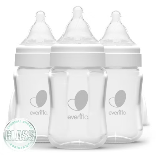 Evenflo | Wide Neck Glass Bottles