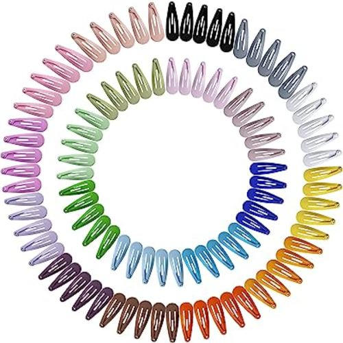 Snap Mini Hair Clips, 100PCS