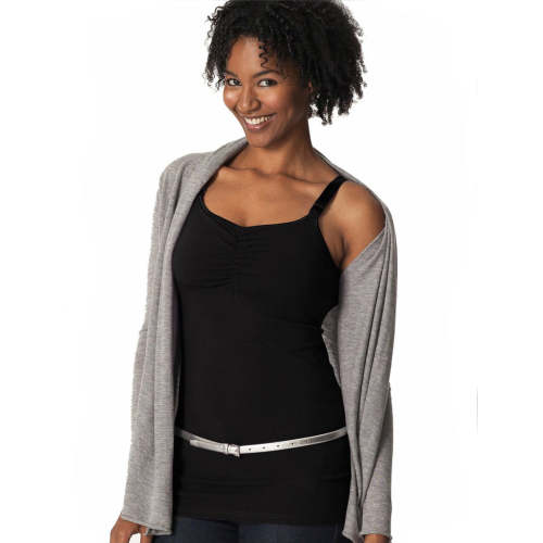 Nursing Bra Full Bust Long Top – Glamourmom Nursing Bra Tanks and Apparel