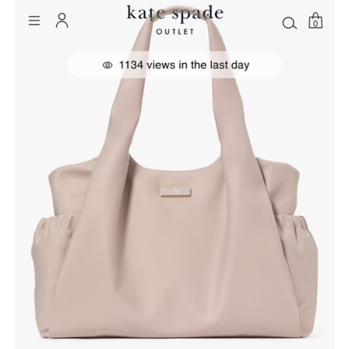 Carter Nylon Large Baby Bag | Kate Spade Outlet
