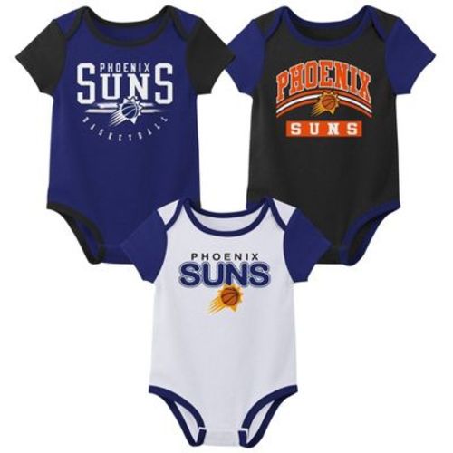 Nba Phoenix Suns Boys' 3pk Bodysuit Set - 0-3m