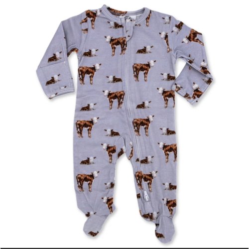 Hereford Footed Jammies – Cowkid Clothing Company