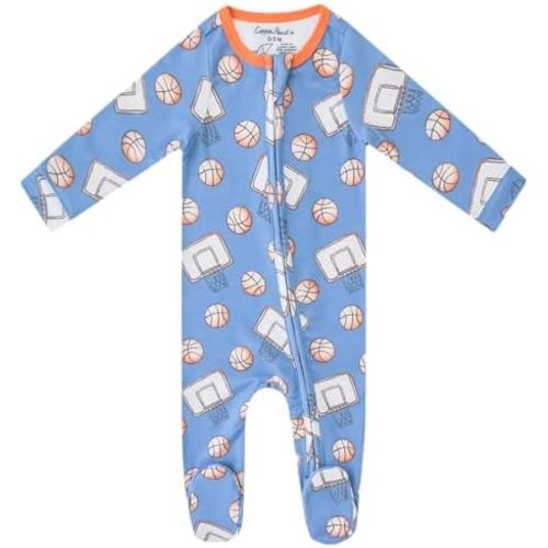 Copper Pearl, Zip-up Footie, Graphics3