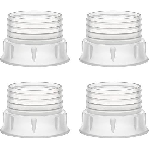 Maymom Shield Converter Aka Pump Connector Bushing, Compatible with Zomee/BabyBuddha/NCVI Pump Connector; 4pc
