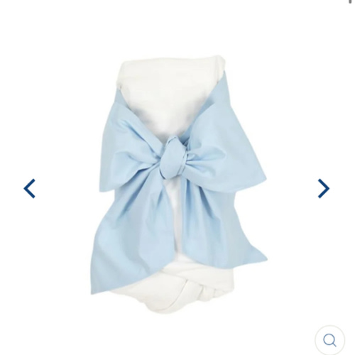 Bow Swaddle ® - Buckhead Blue