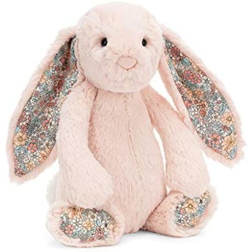 Jellycat Blossom Blush Bunny Stuffed Animal, Medium 12 inches