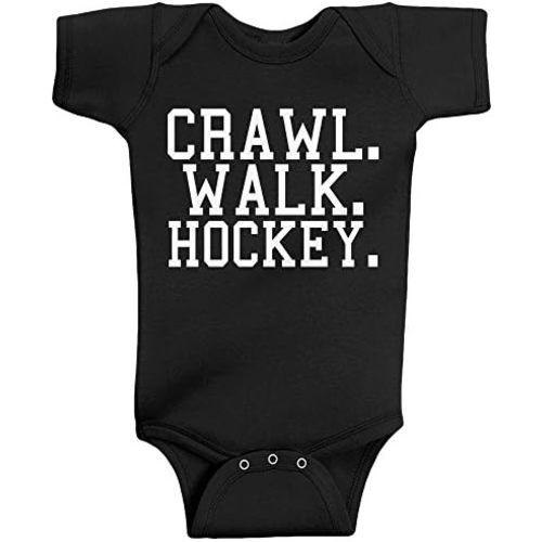 Threadrock Unisex Baby Crawl Walk Lift Fish Golf Soccer Hockey Infant Bodysuit