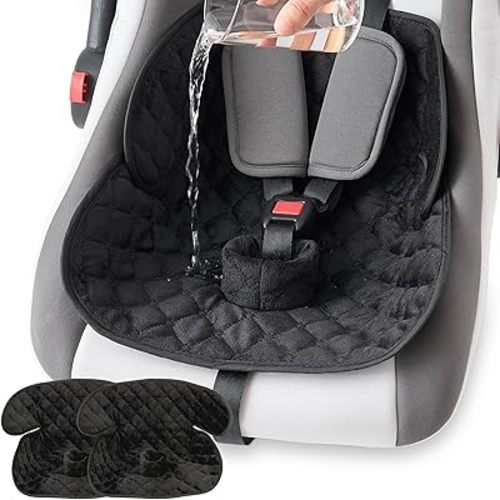 2 Pack Waterproof Piddle Pads Carseat Potty Training Car Seat Protector Waterproof Car Seat Liner Cover to Prevent Pee