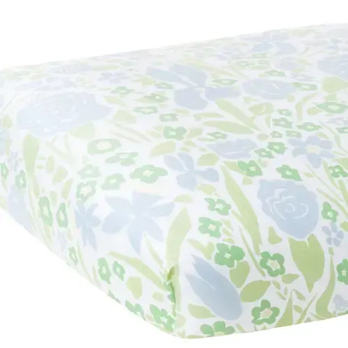 Jenny Blue Crib Sheet