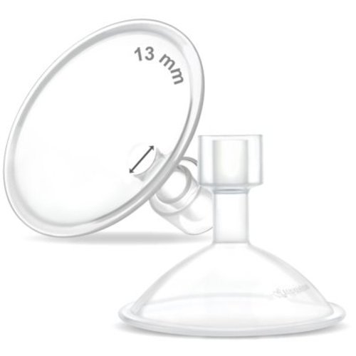 Maymom 13mm Breast Shield Compatible with Medela Breast Pumps with PersonalFit Connector, PersonalFit Flex, Freestyle, Sonata, Swing, Harmony Connector (2-Pack, Crater Series)