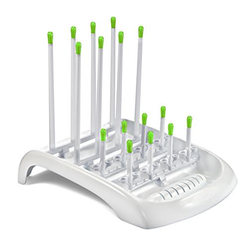 Munchkin® Fold™ Baby Bottle Countertop Drying Rack, White - 1 Count (Pack of 1) - Gray