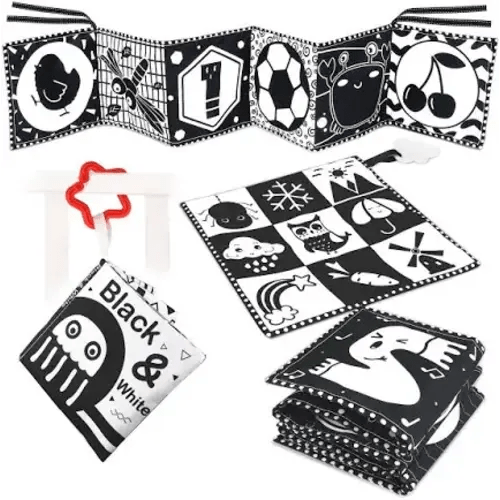 black and white sensory toys for newborns - Google Search
