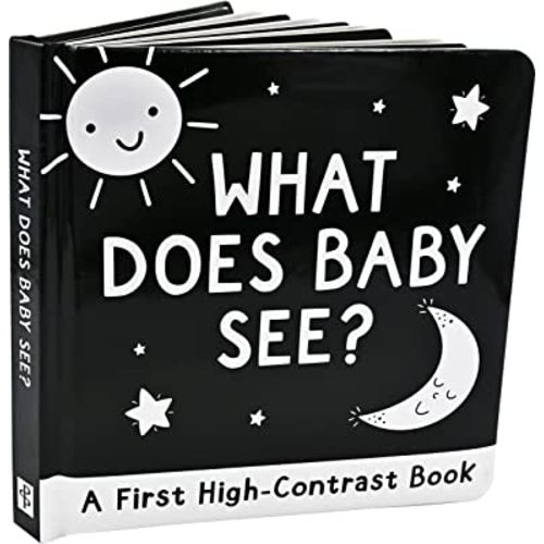 What Does Baby See? A High-Contrast Board Book (Padded Cover)