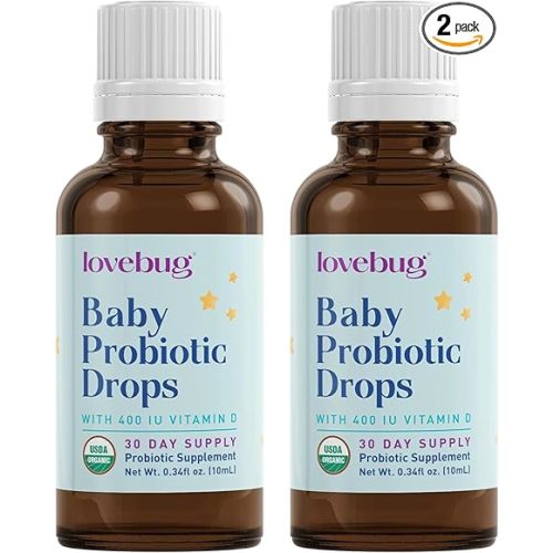 LOVEBUG Baby Probiotic Drops 0-12 Months