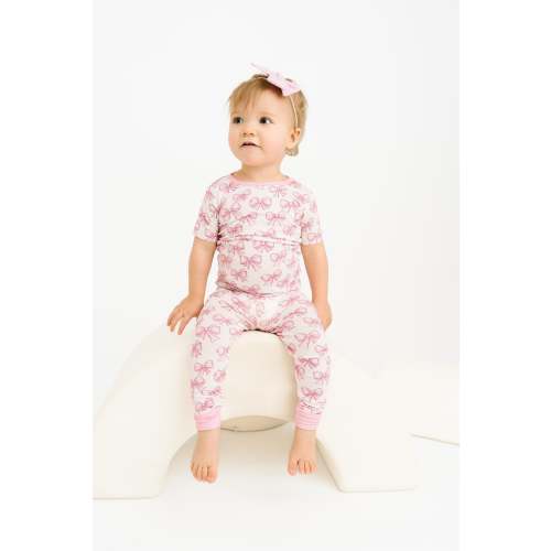 Pretty In Pink Short Sleeve Bamboo Set