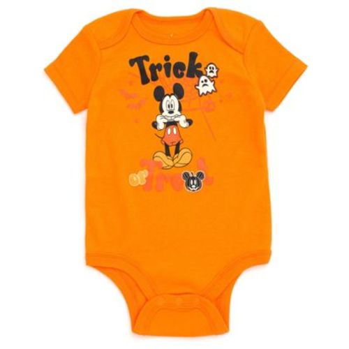 Disney Mickey Mouse July 4th Newborn Baby Boys Bodysuit Boy's White 4th Of July 0-3 Months