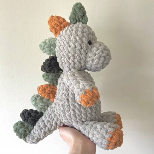 Crochet Dinosaur  Plush Jurassic Animal  Amigurumi  Dino - Etsy