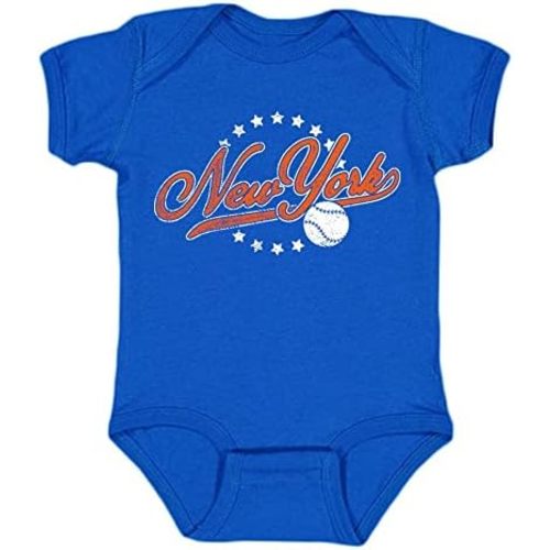 Retro Vintage Style Kid's Bodysuit for Baseball Fans