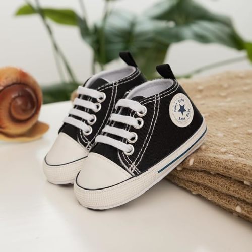 Meckior Baby Boys Canvas Sneakers
