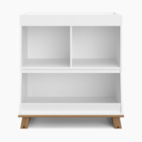 Storkcraft Modern Convertible Changing Table - White/Vintage Driftwood