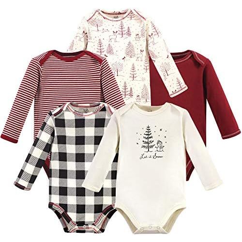 Touched by Nature unisex-baby Organic Cotton Long-sleeve Bodysuits