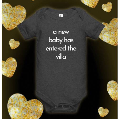 New Baby has Entered the Villa Baby Bodysuit
