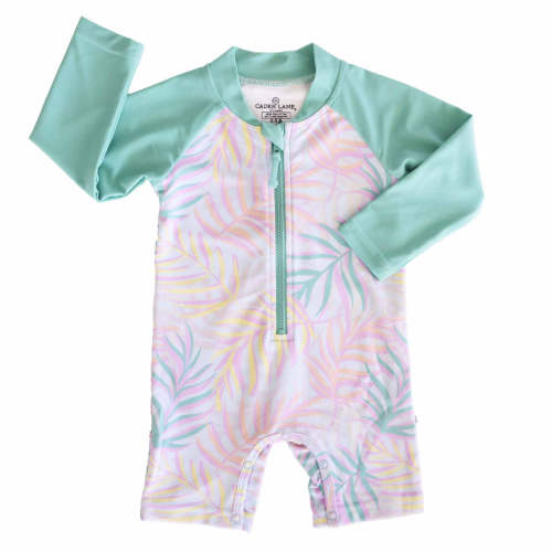 Long Sleeve Rash Guard Swim Romper Shortie | All Prints