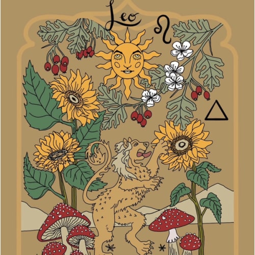 Leo Home Tapestry | Plant Spirit Magic